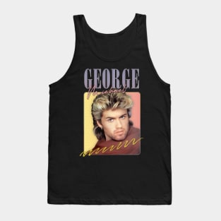 George Michael -- 80s Styled Aesthetic Design Tank Top